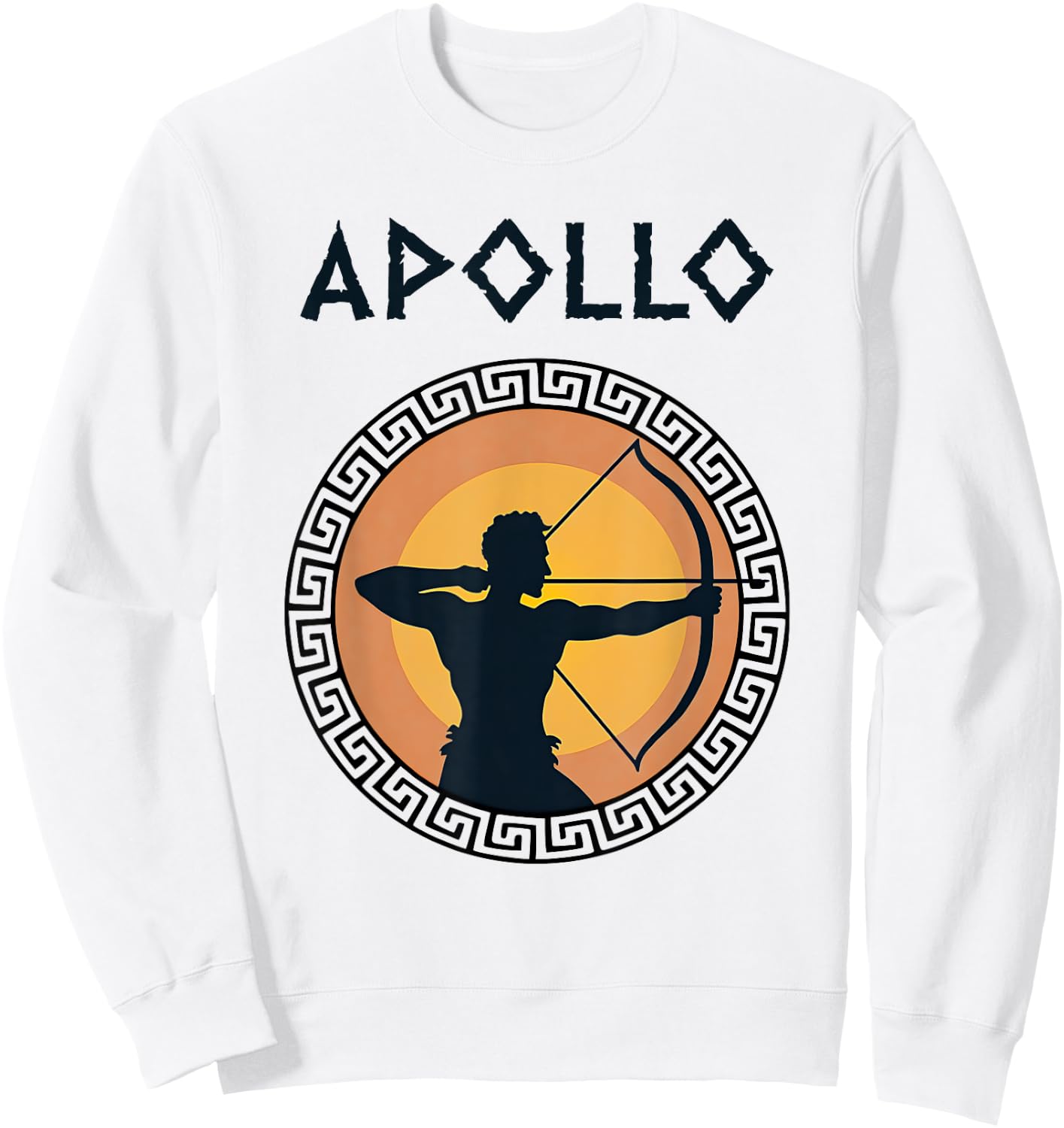 Apollo Ancient Greek God Sweatshirt - Sweatshirt | White