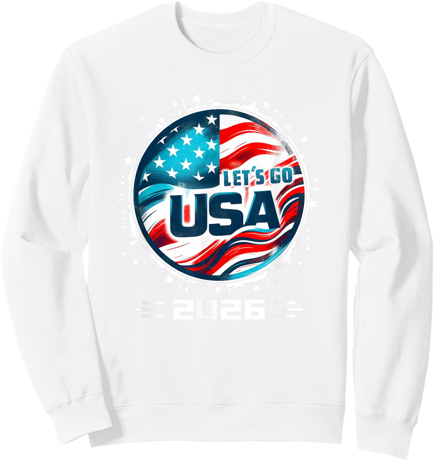 USA 2026 Go United States Sport USA Team 2026 USA Sweatshirt - Sweatshirt | White