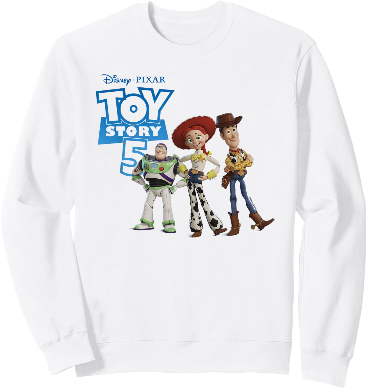 Disney Pixar Toy Story 5 Cute Trio Pose Sweatshirt - Sweatshirt | White