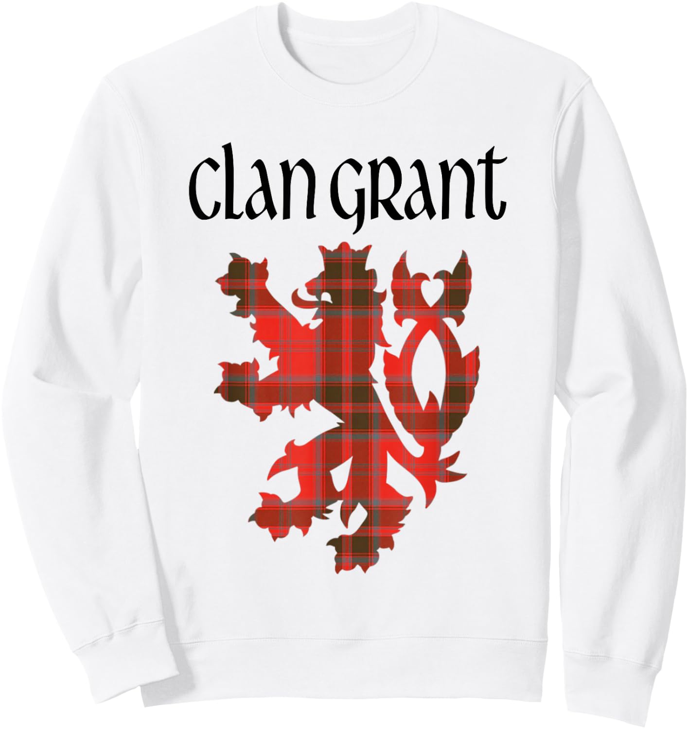 Clan Grant Tartan Scottish Family Name Scotland Pride Sweatshirt - Sweatshirt | White