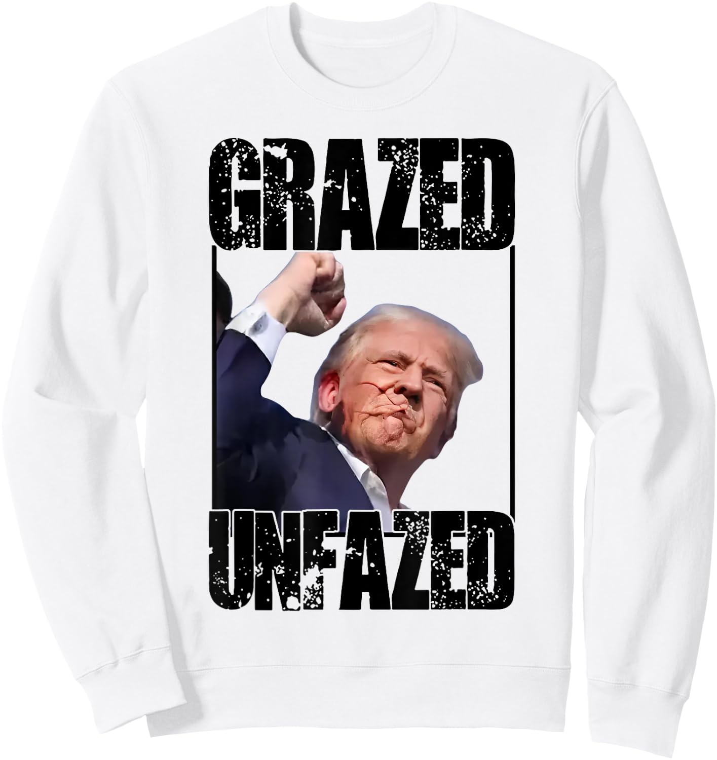 Grazed and Unfazed Sweatshirt - Sweatshirt | White