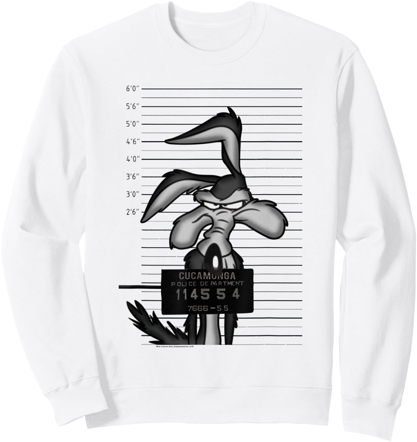 Looney Tunes Wile E. Coyote Busted Sweatshirt - Sweatshirt | White