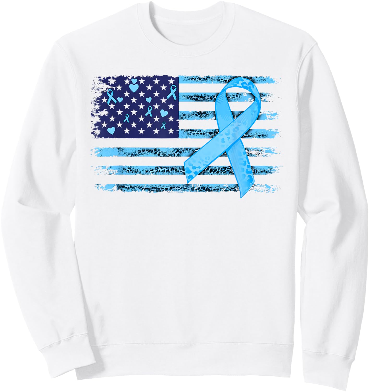 Prostate Cancer Awareness Sweatshirt - Sweatshirt | White