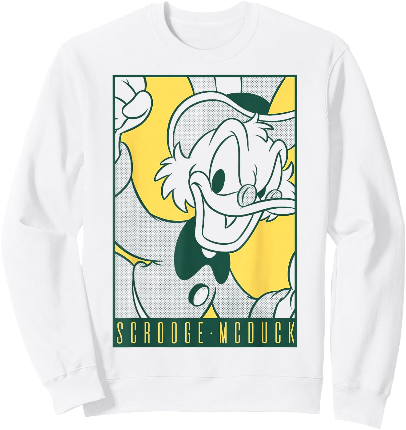 Disney DuckTales Scrooge McDuck Comic Portrait Sweatshirt - Sweatshirt | White