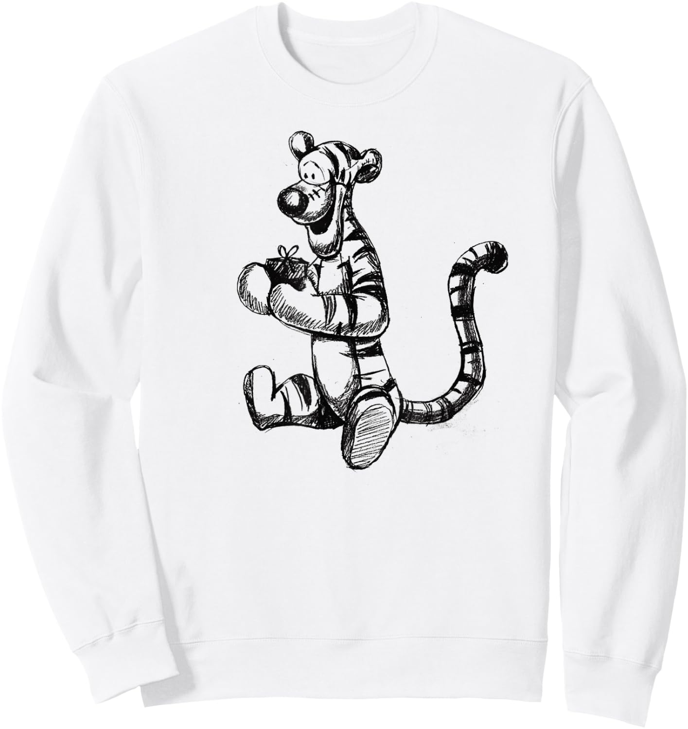 Winnie the Pooh - Tigger Sketch Sweatshirt - Sweatshirt | White