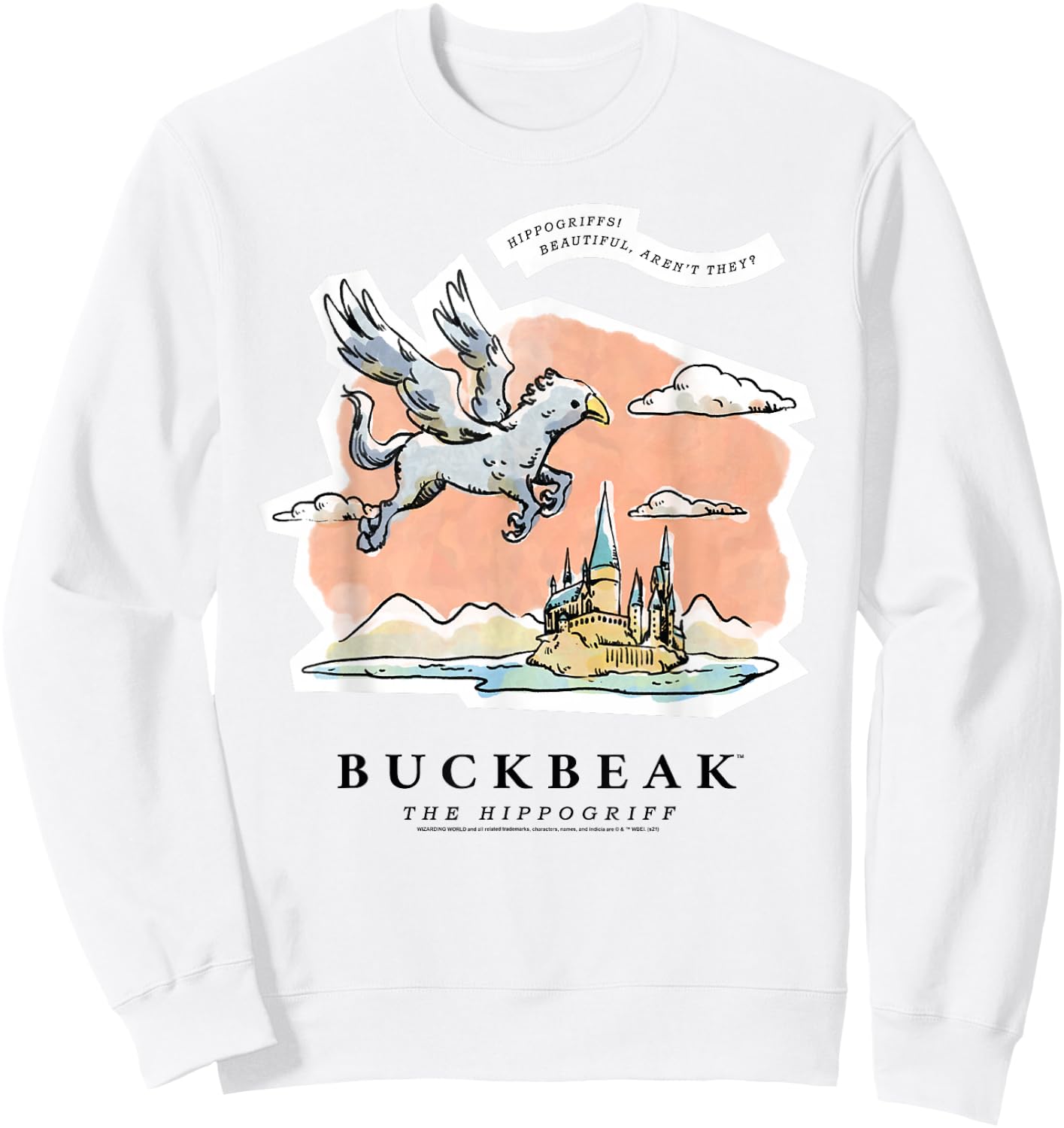 Harry Potter Buckbeak the Hippogriff Sweatshirt - Sweatshirt | White
