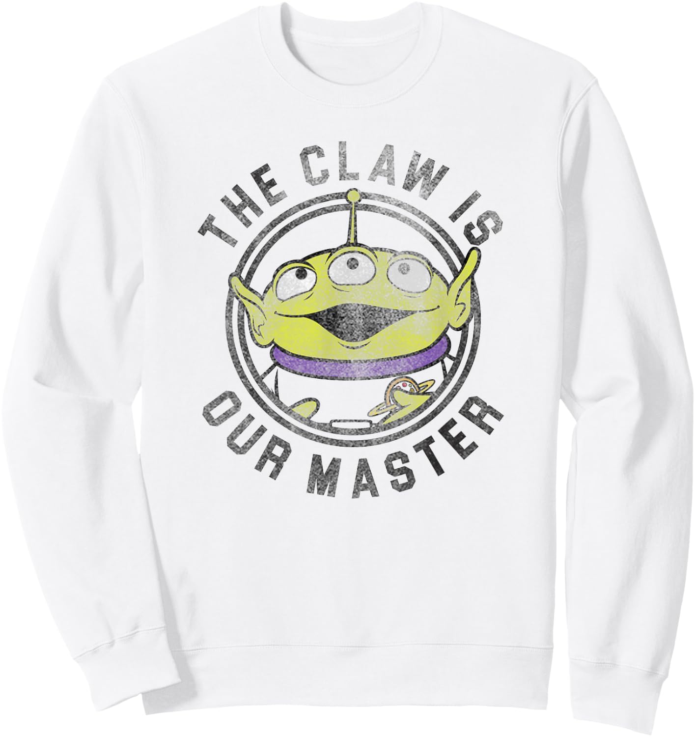 Disney Pixar Toy Story Alien The Claw Is Our Master Sweatshirt - Sweatshirt | White