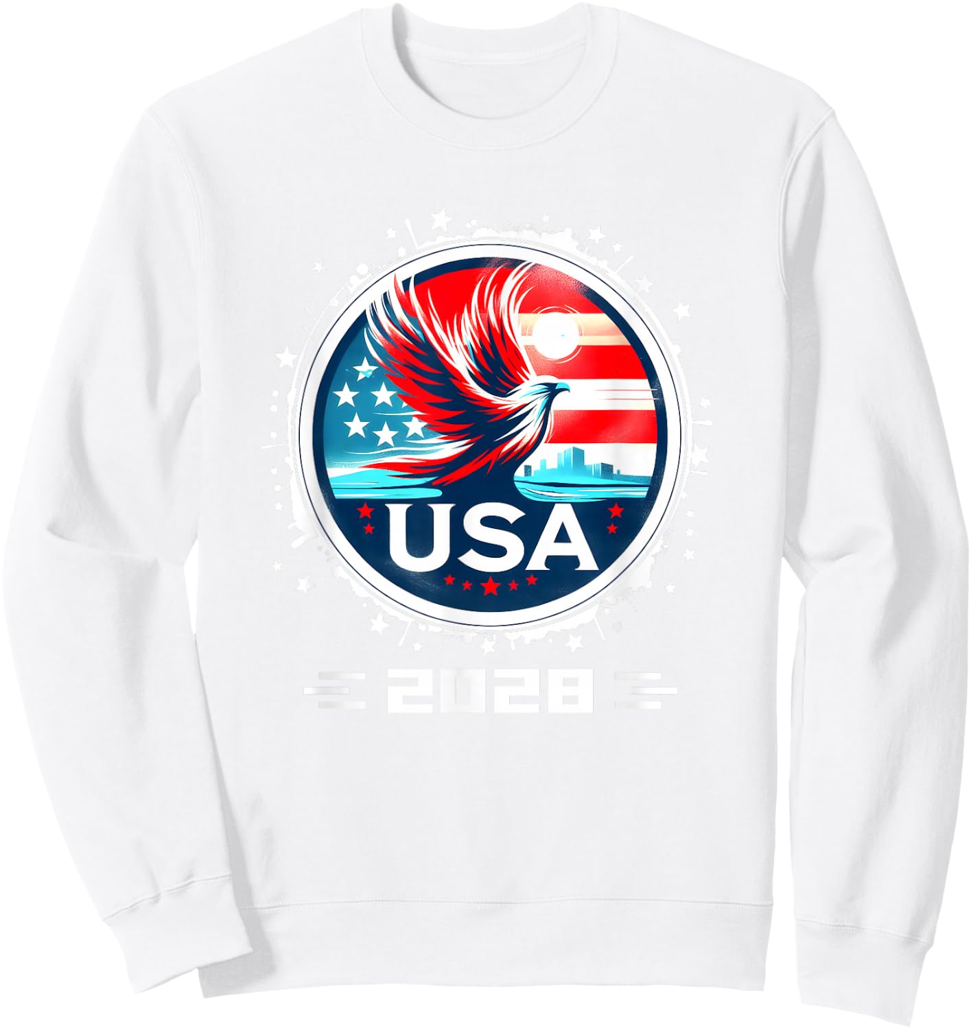 USA 2028 Go United States Sport USA Team 2028 USA Sweatshirt - Sweatshirt | White