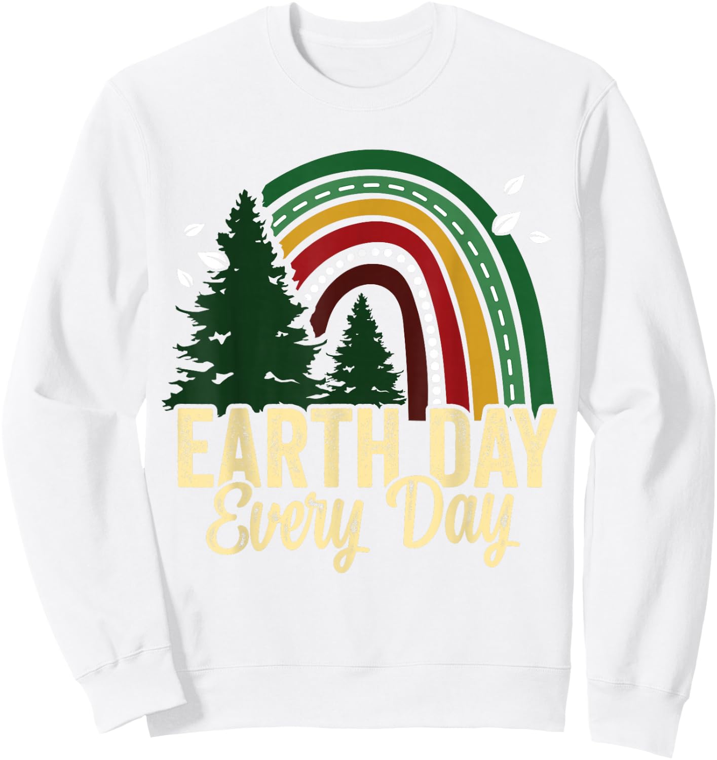 Earth Day Everyday Awareness Planet Animal Men Women Kids Sweatshirt - Sweatshirt | White