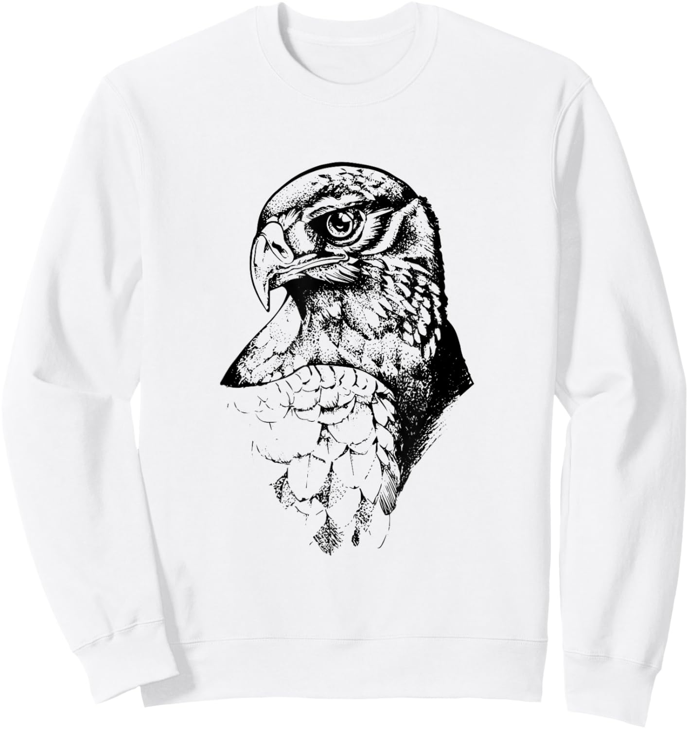 Red-Tailed Hawk Shirt Sweatshirt - Sweatshirt | White