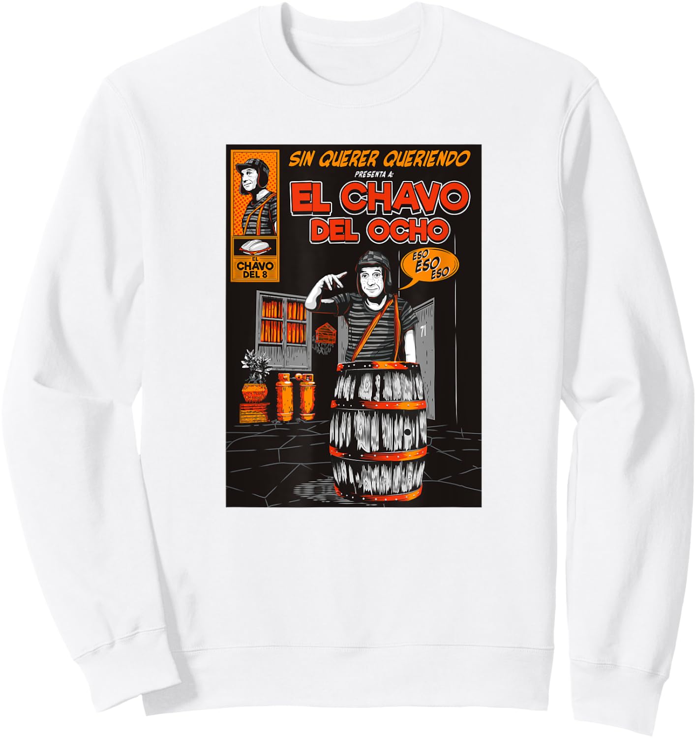 El Chavo - Colorful Desings for Kids, Teen, Women & Men Sweatshirt - Sweatshirt | White