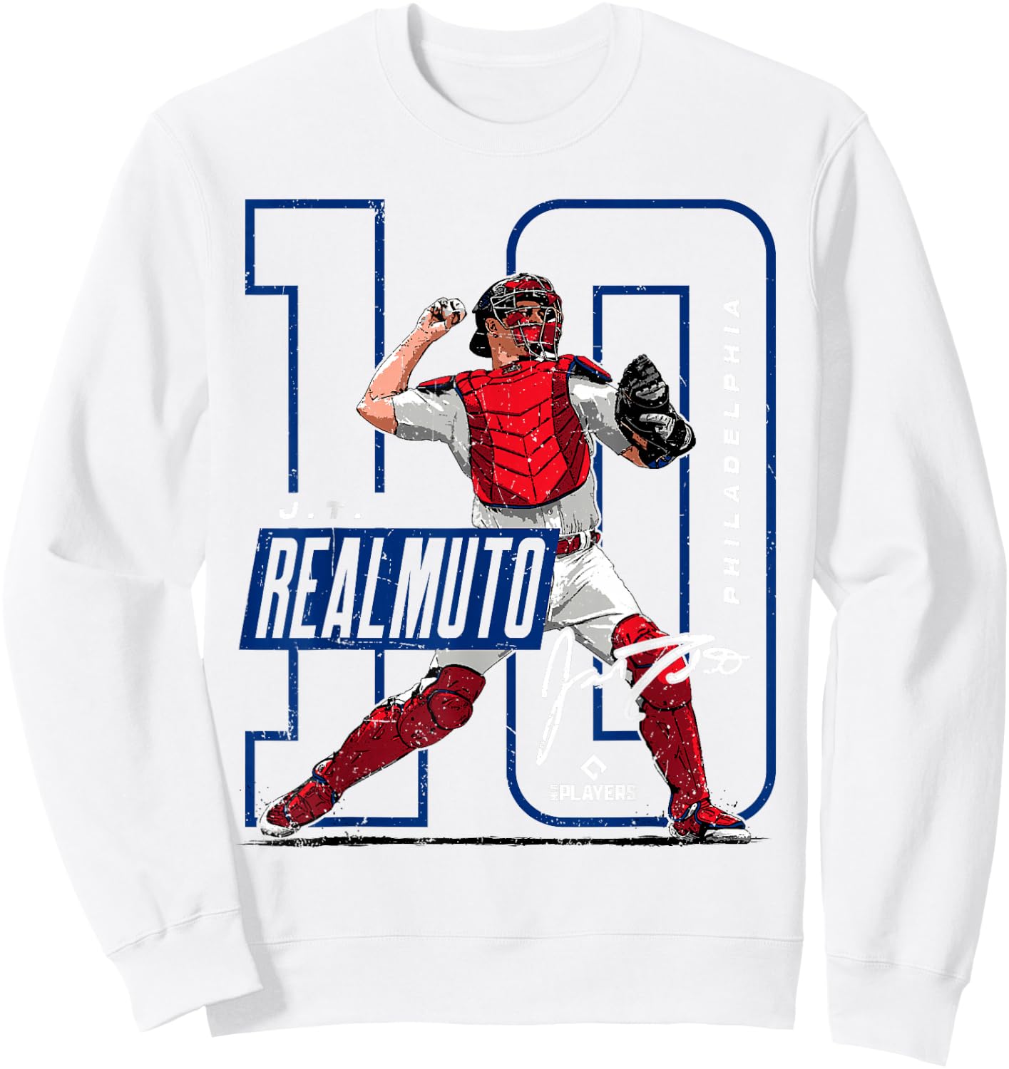 J.T. Realmuto | Philadelphia MLB Players League | MLBREA4013 Sweatshirt - Sweatshirt | White
