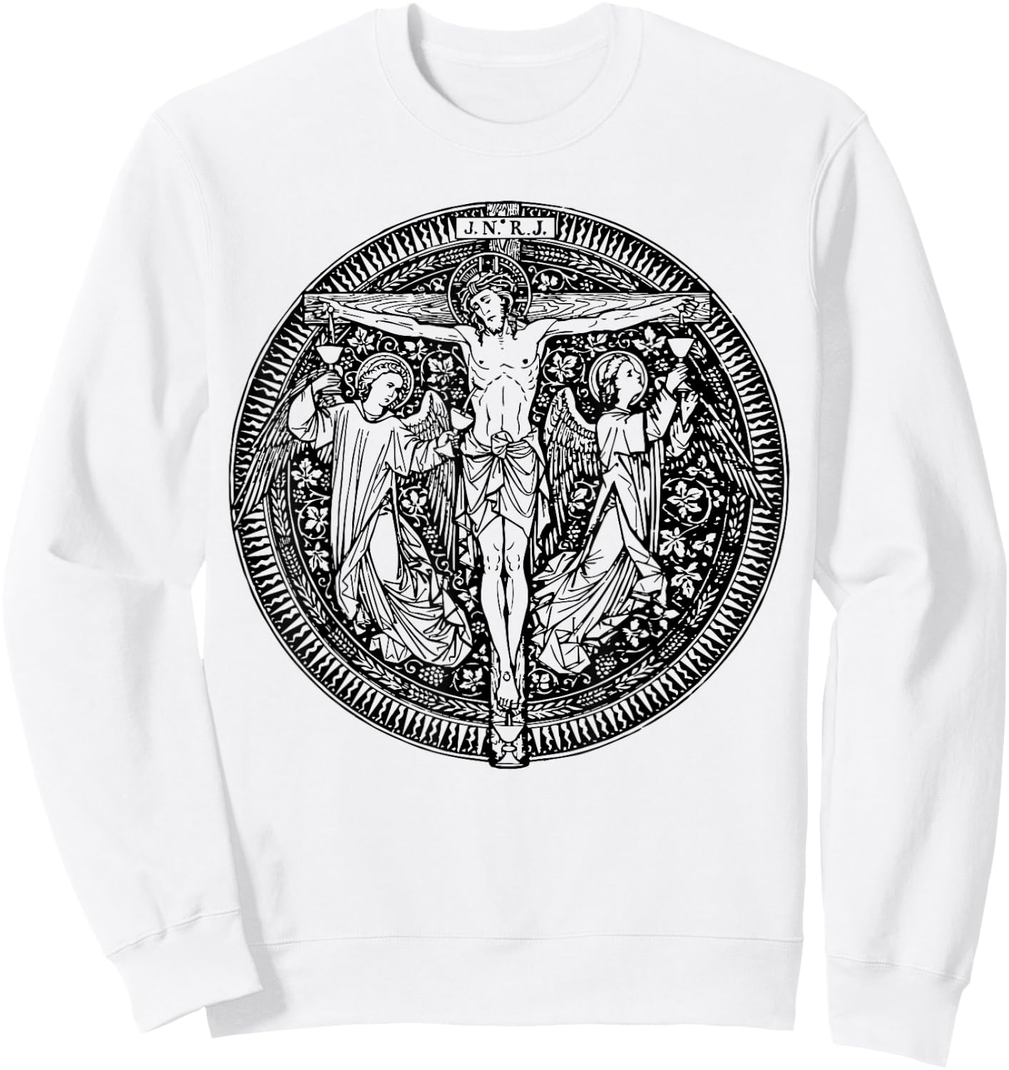Devotion to Most Precious Blood of Jesus Christ Catholic Sweatshirt - Sweatshirt | White