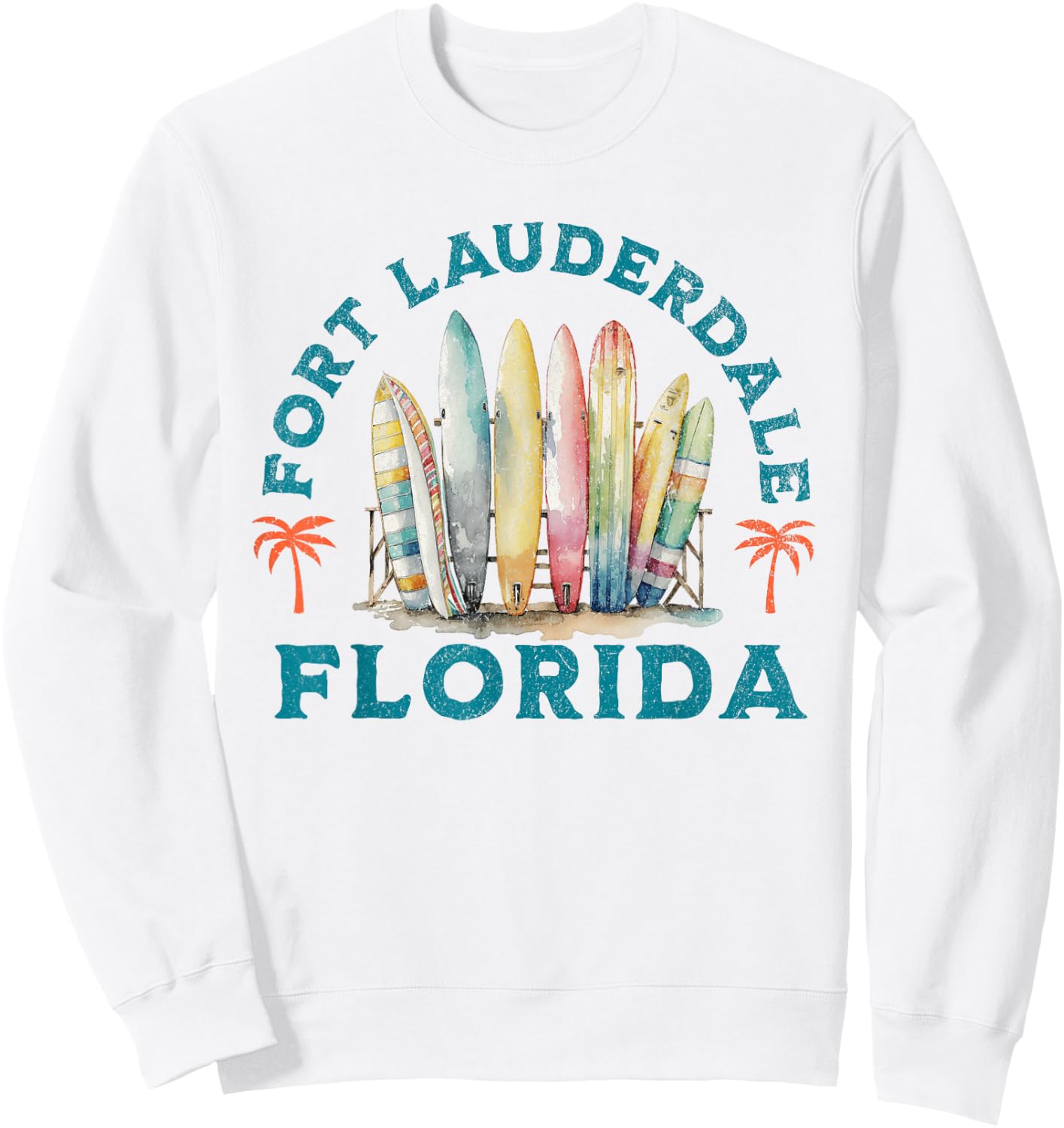 Fort Lauderdale Sweatshirt - Sweatshirt | White