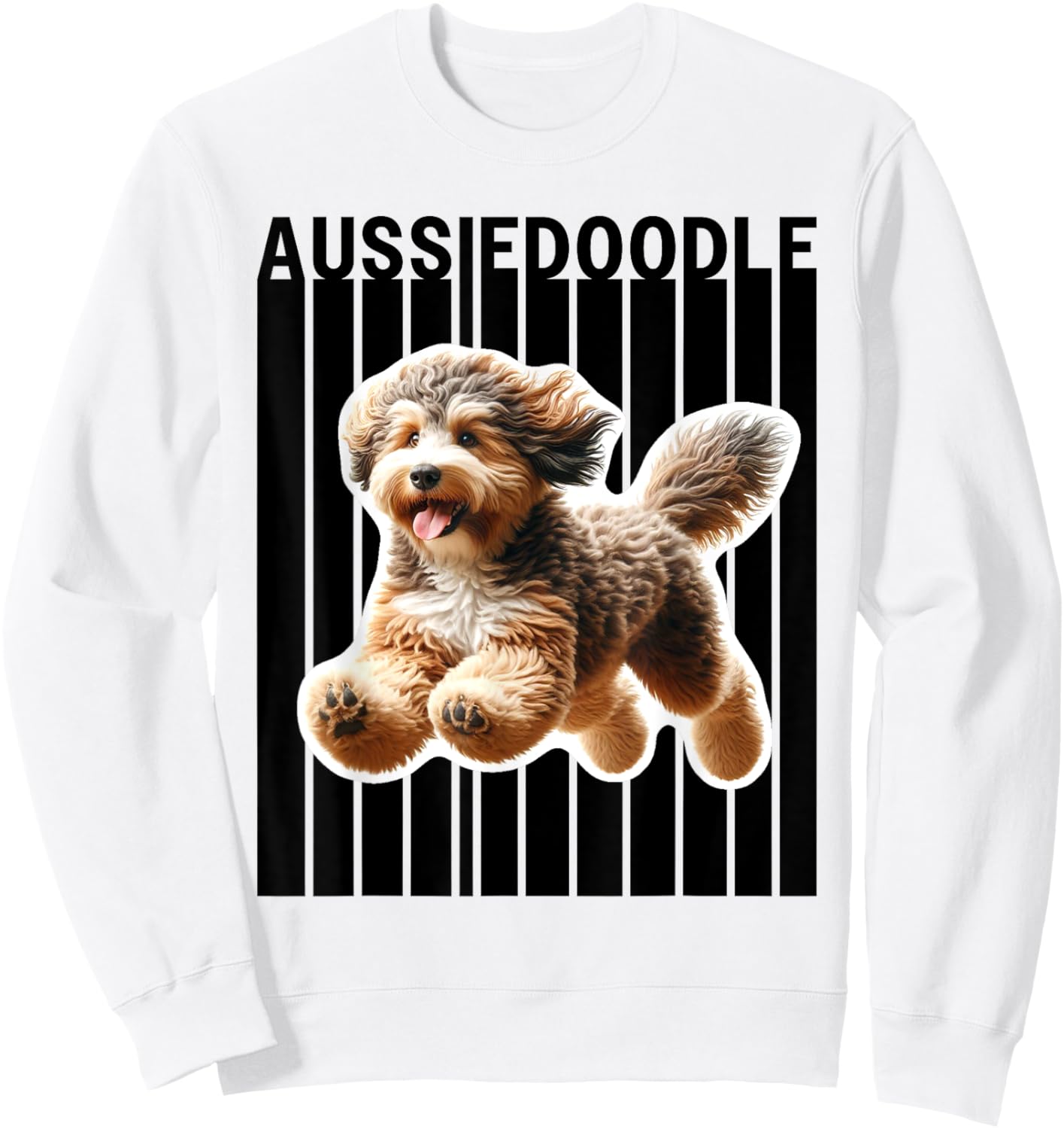 Aussiedoodle dog lovers Men Women Kids Sweatshirt - Sweatshirt | White