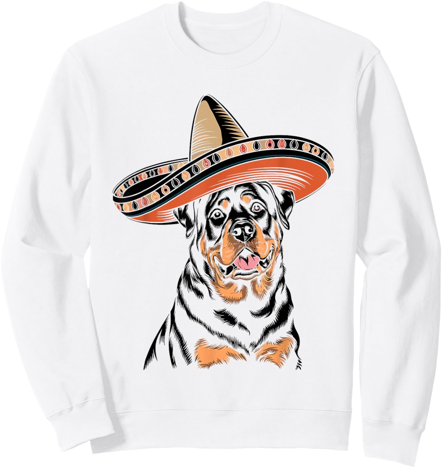 Rottweiler Mom Like A Regular Mom But Sweeter Rottie Sweatshirt - Sweatshirt | White