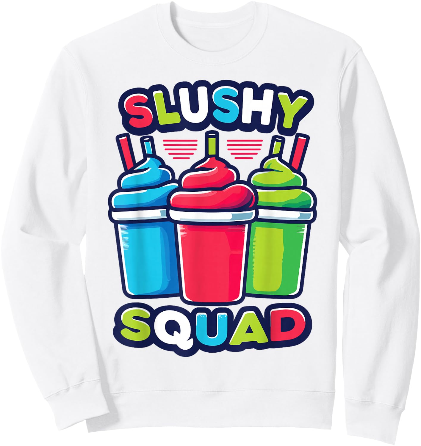 Slushy Squad Sweatshirt - Sweatshirt | White