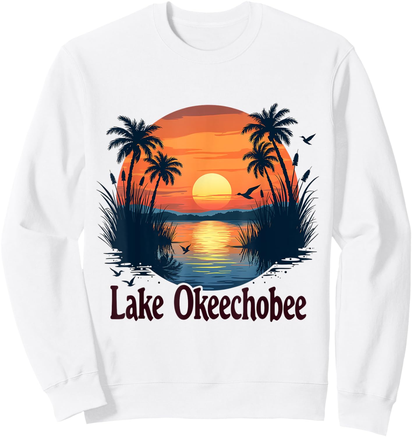 Lake Okeechobee Sweatshirt - Sweatshirt | White