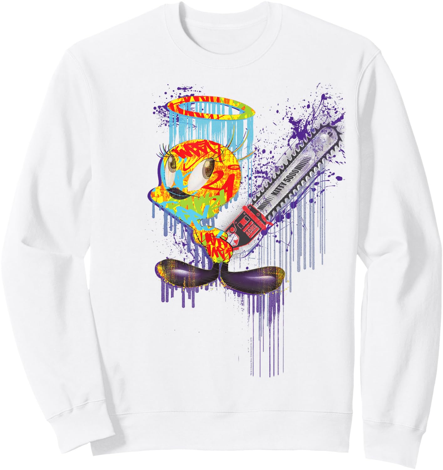 Looney Tunes Audacious Tweety Sweatshirt - Sweatshirt | White