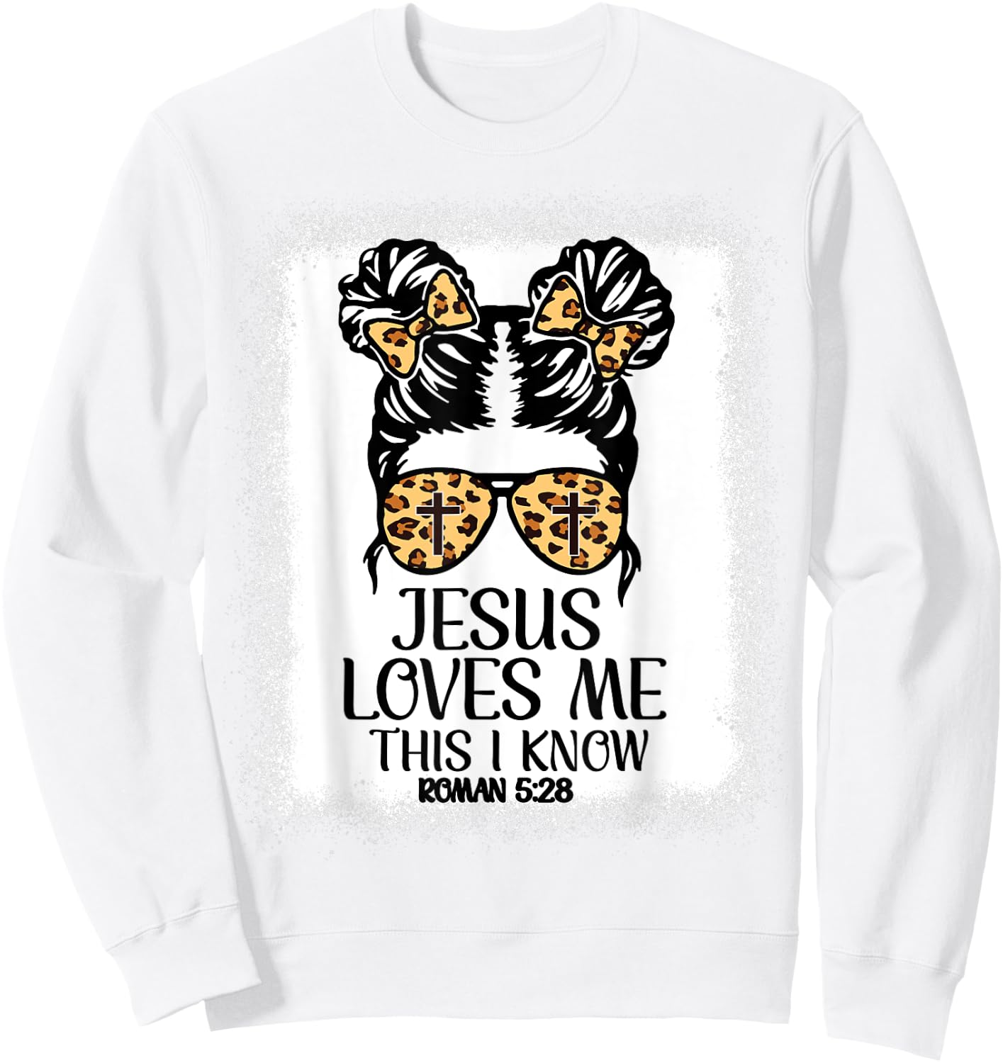 Kid Jesus Love Me This I Know You Toddler Women Christian Sweatshirt - Sweatshirt | White