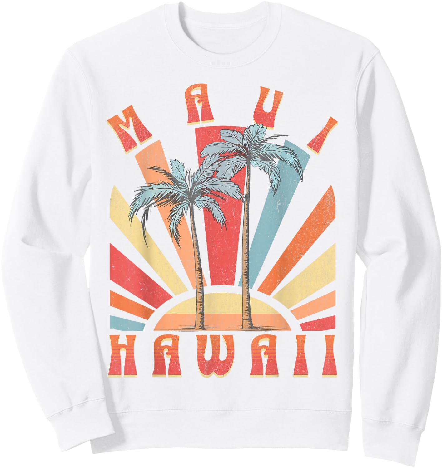 Maui Hawaii Sweatshirt - Sweatshirt | White