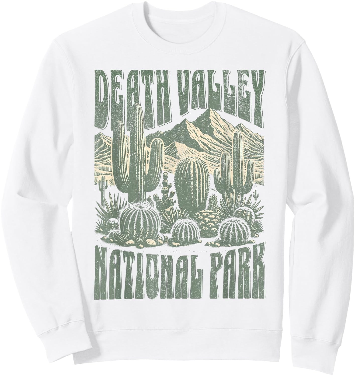 Death Valley National Park Sweatshirt - Sweatshirt | White