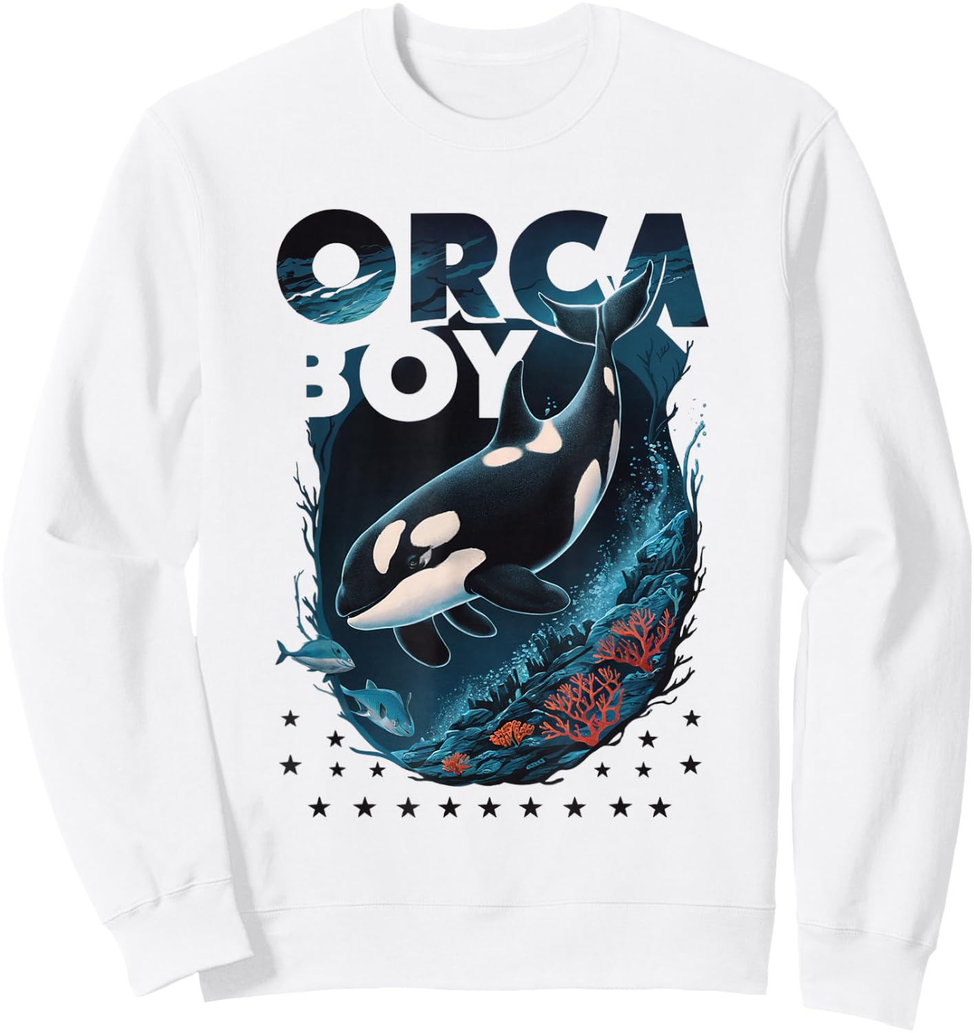 Orca Boy Sweatshirt - Sweatshirt | White