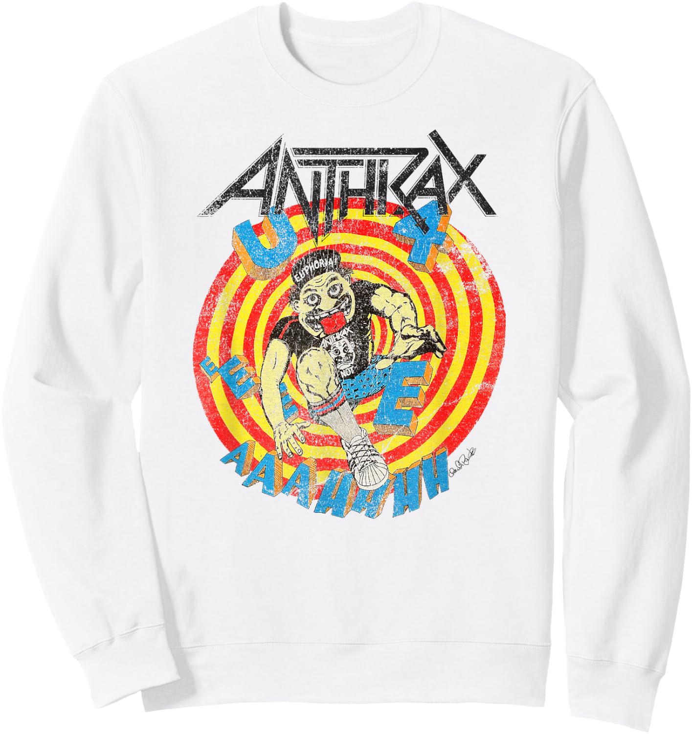 Anthrax – U4EAHHH Sweatshirt - Sweatshirt | White