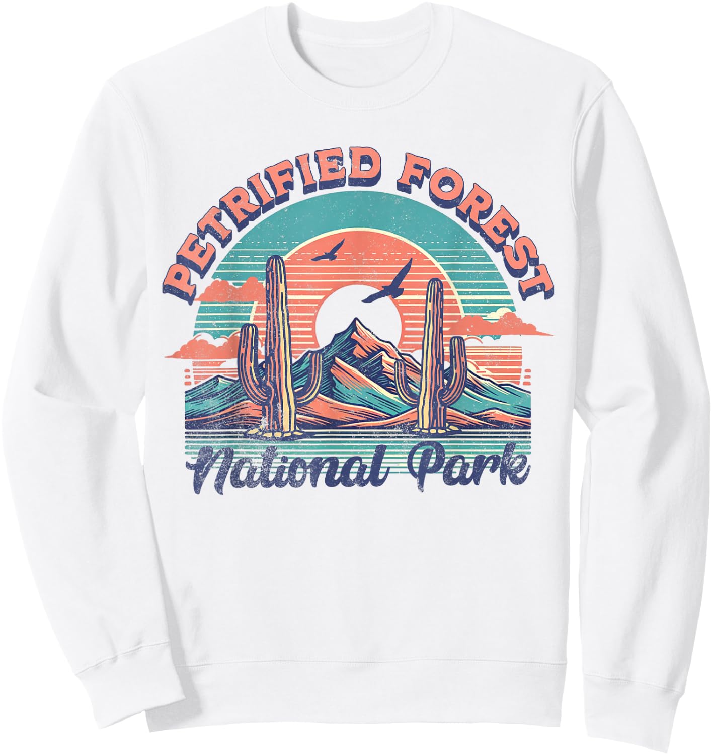 Petrified Forest National Park Sweatshirt - Sweatshirt | White