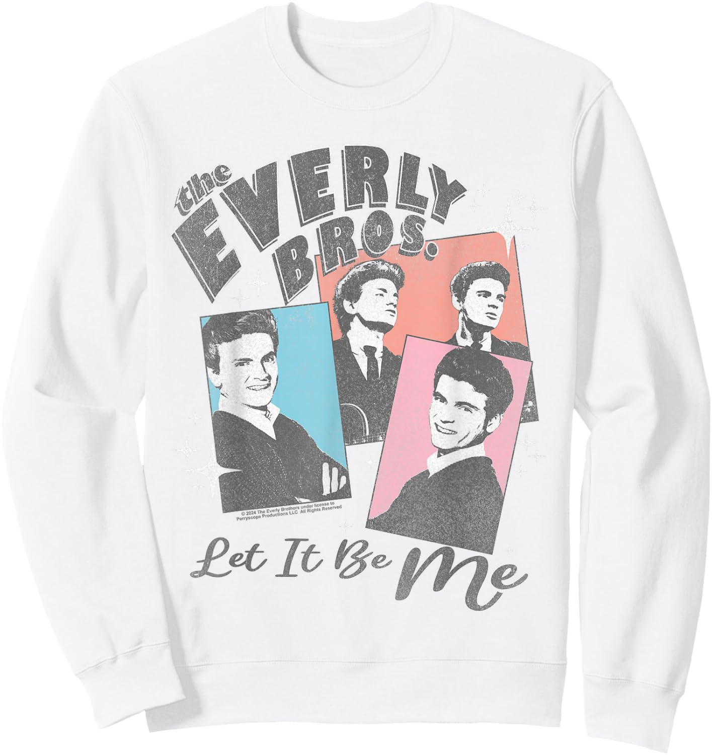 The Everly Brothers Let It Be Me Collage Sweatshirt - Sweatshirt | White