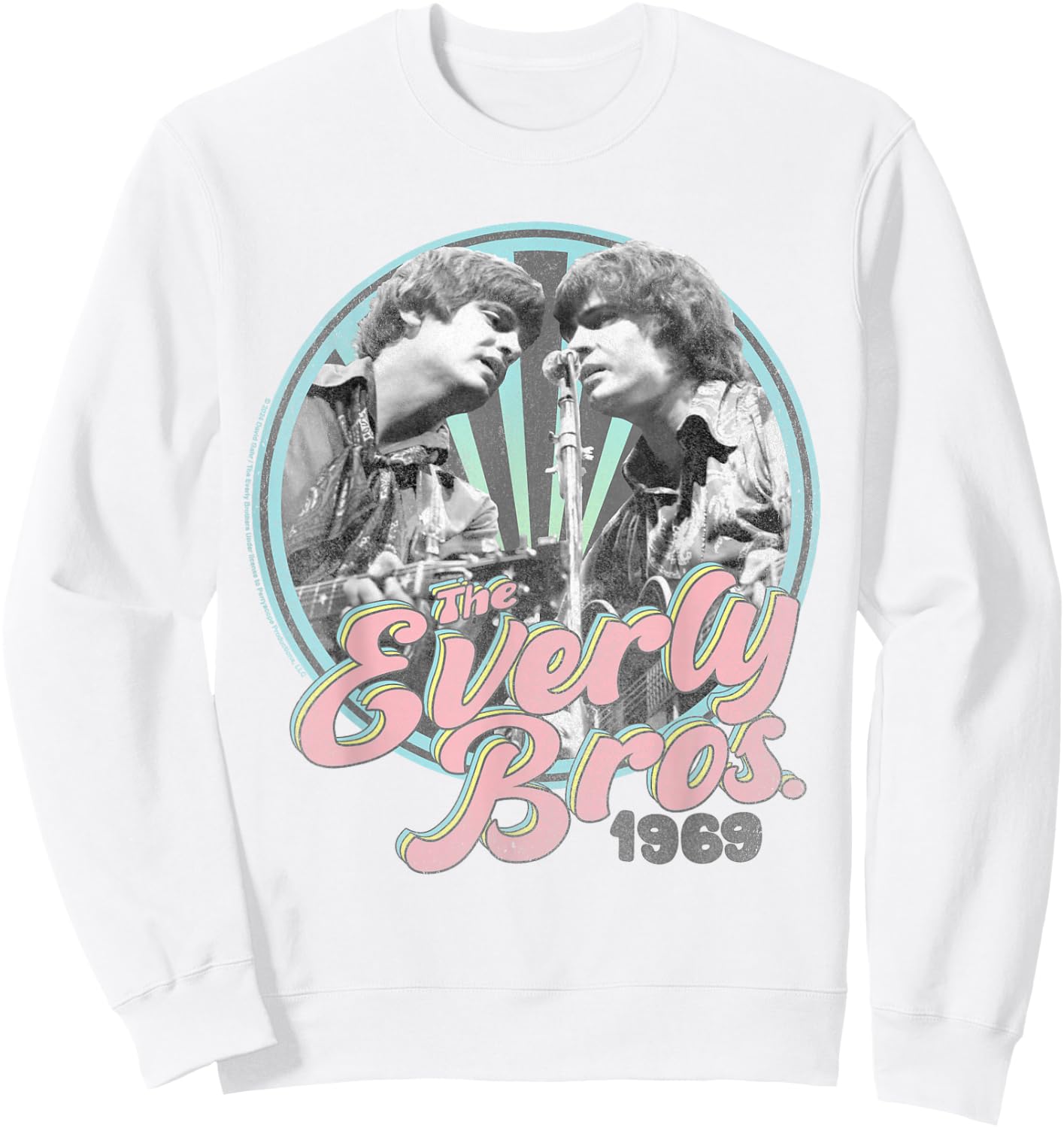 The Everly Brothers Guitars 1969 Sweatshirt - Sweatshirt | White