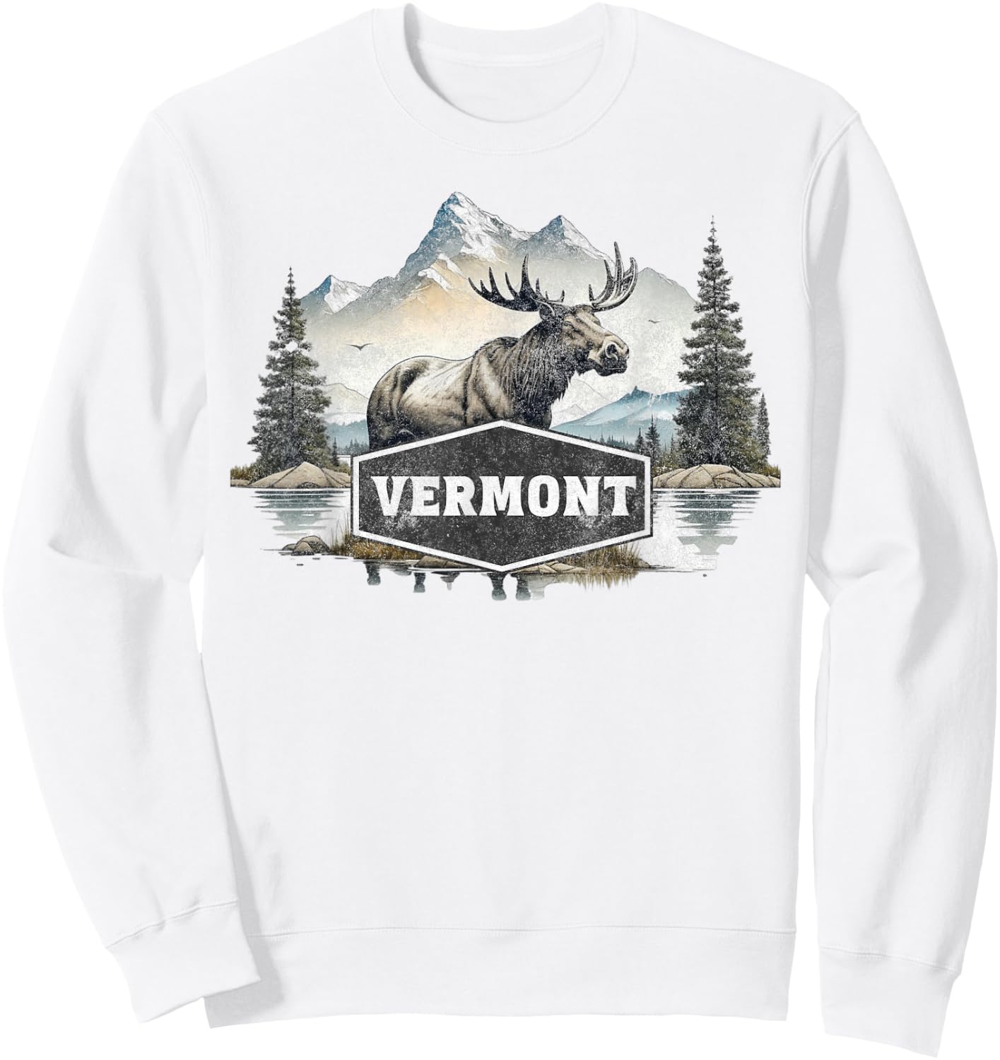 Vermont Sweatshirt - Sweatshirt | White
