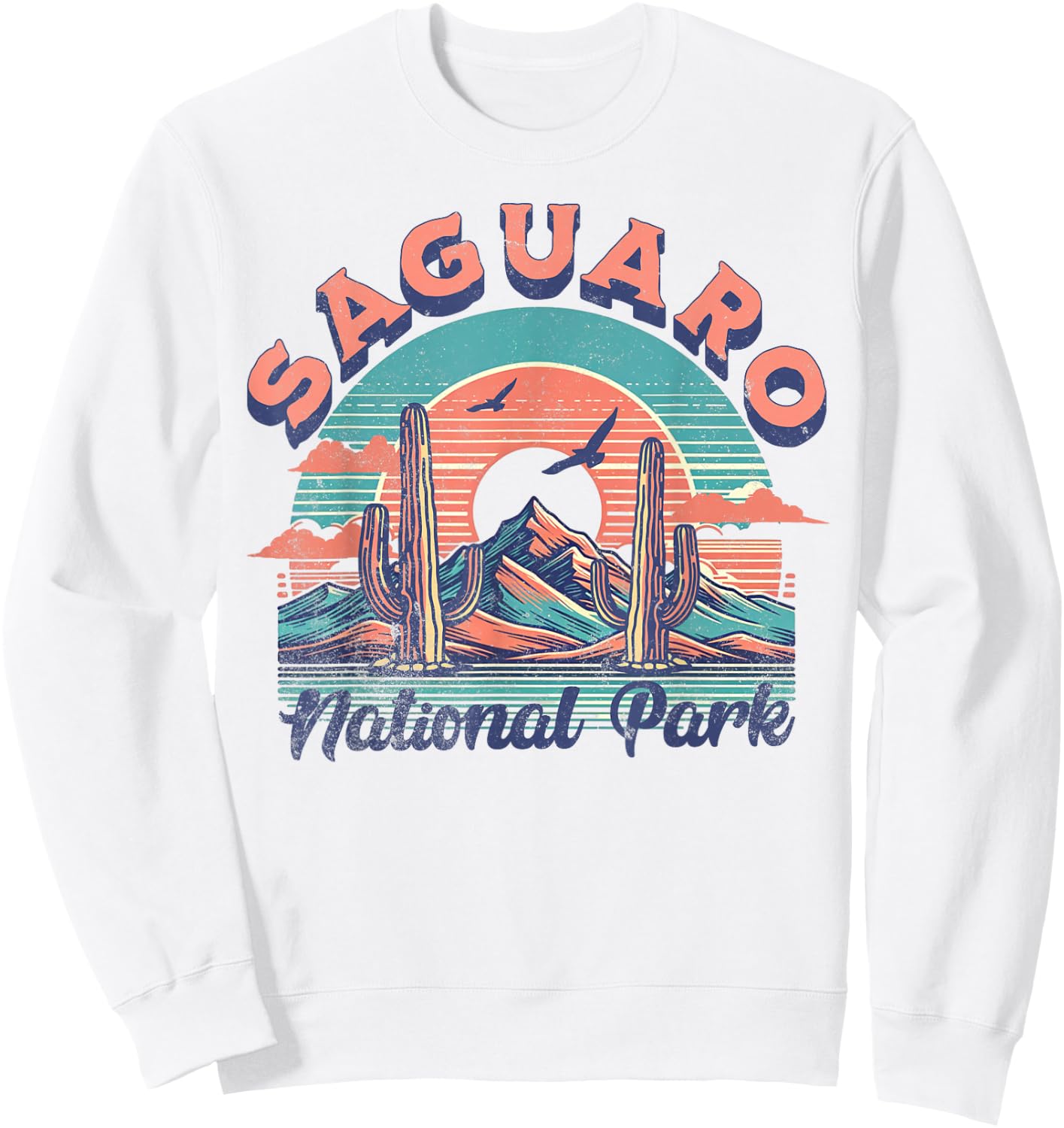 Saguaro National Park Sweatshirt - Sweatshirt | White