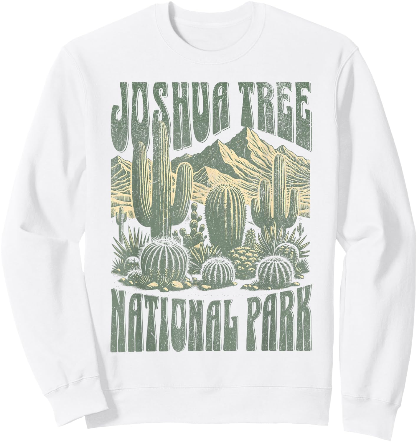 Joshua Tree National Park Sweatshirt - Sweatshirt | White