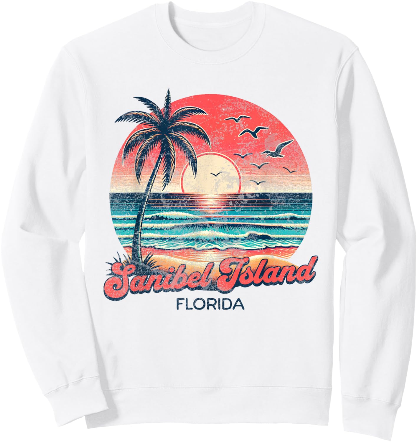 Sanibel Island Sweatshirt - Sweatshirt | White