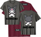Kuromi Character Front and Back Small T-Shirt - T-Shirt | Maroon