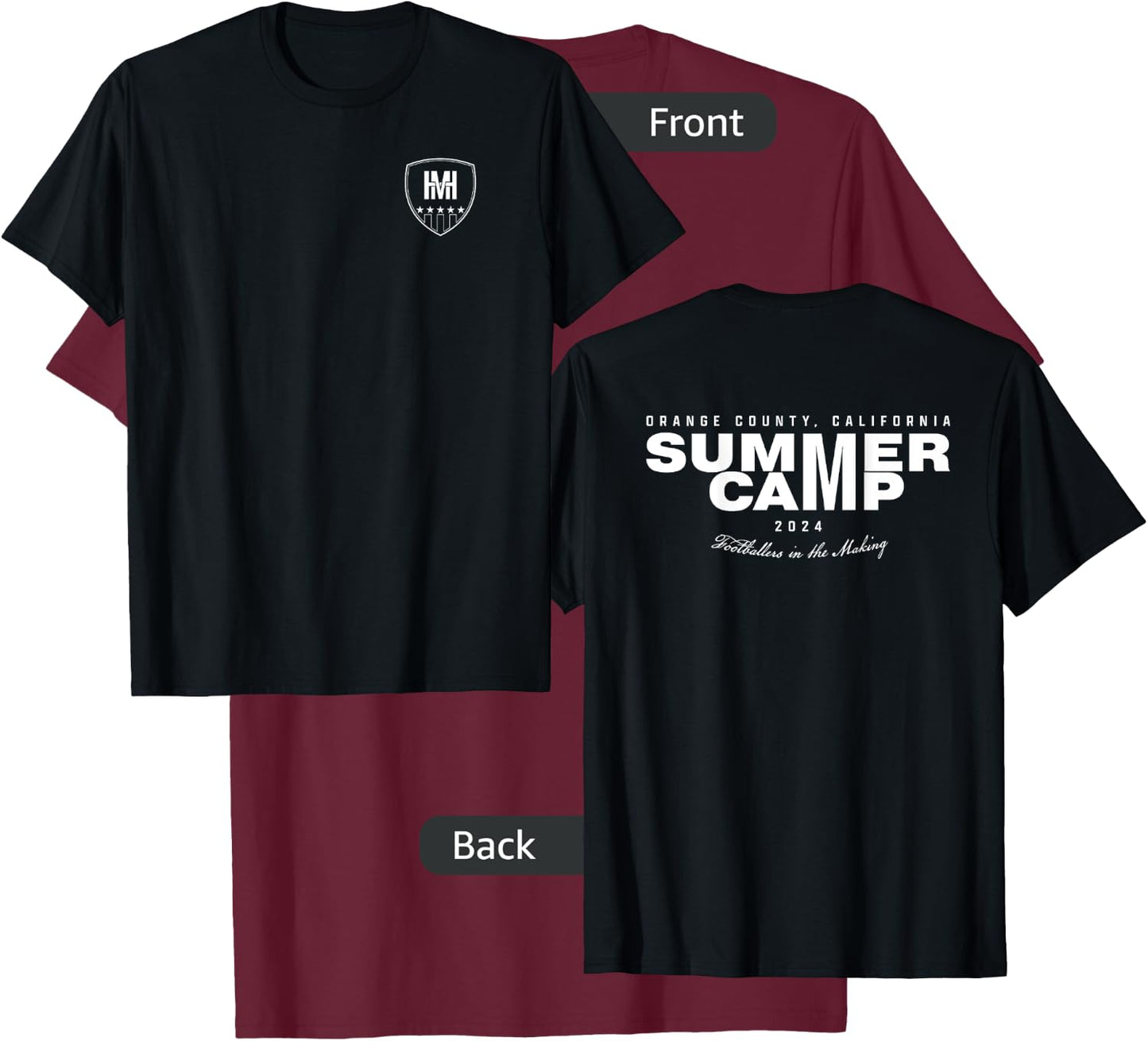 HM Summer Camp T-Shirt - T-Shirt | Maroon