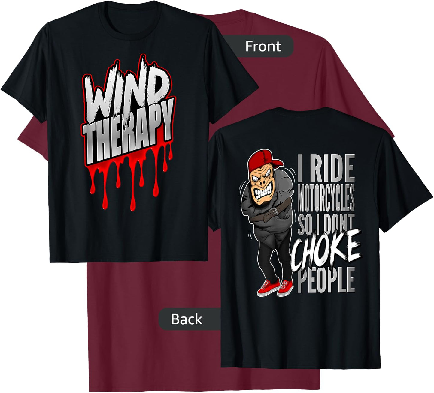 So I dont choke people T-Shirt - T-Shirt | Maroon