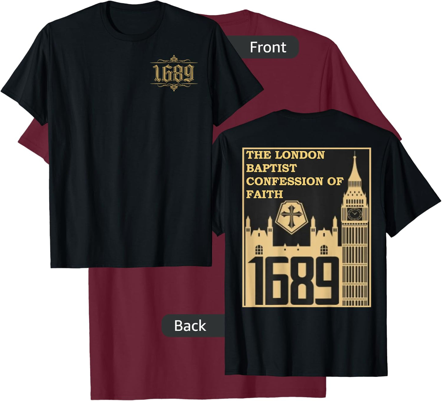 1689 T-Shirt - T-Shirt | Maroon