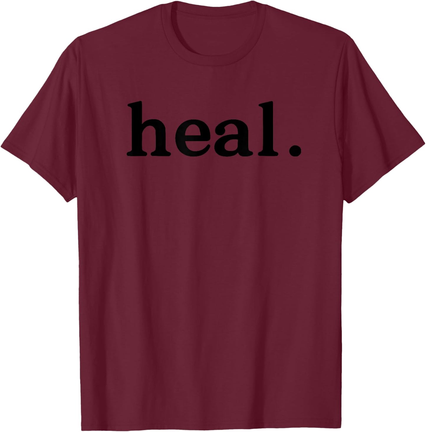 Threads 4 Peace -Adults & Kids Mental Health Theme Grey Small Classic Short Sleeve T-Shirt - T-Shirt | Maroon