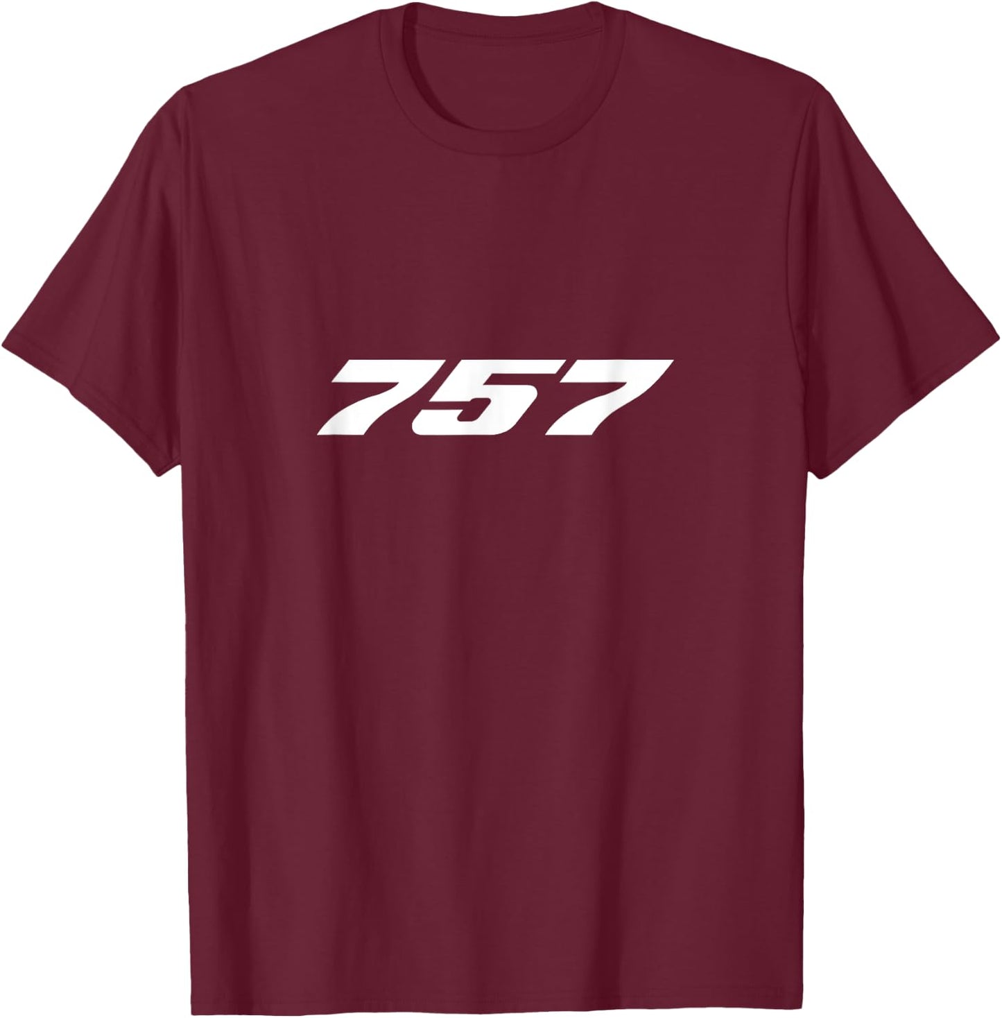 757 Airliner Plane For Avgeeks T-Shirt - T-Shirt | Maroon