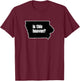 Is This Heaven Funny Iowa T-Shirt - T-Shirt | Maroon