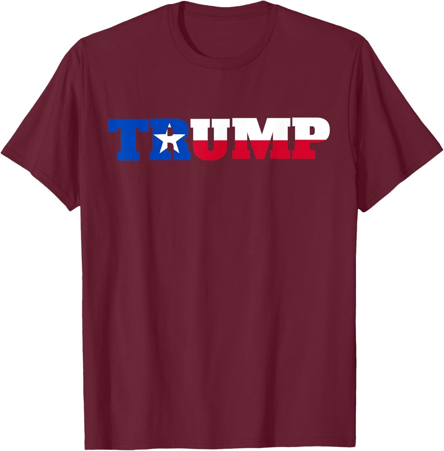 Texas Trump Texans For Trump T-Shirt - T-Shirt | Maroon