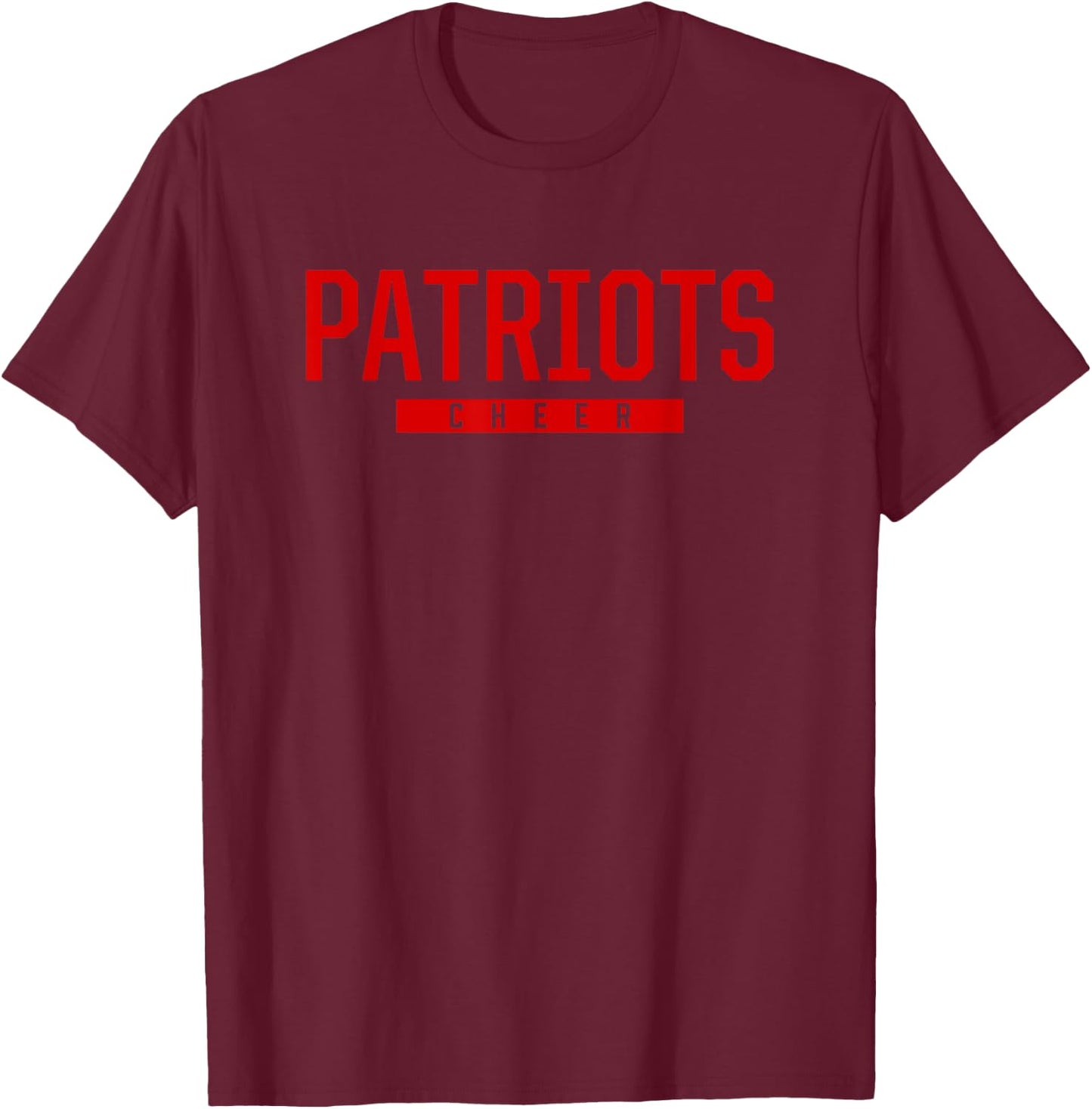 Paulding County Patriots Cheer HS T-Shirt - T-Shirt | Maroon