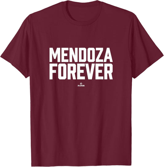 Forever Abdiel Mendoza Prospect Baseball Fan Gear T-Shirt - T-Shirt | Maroon