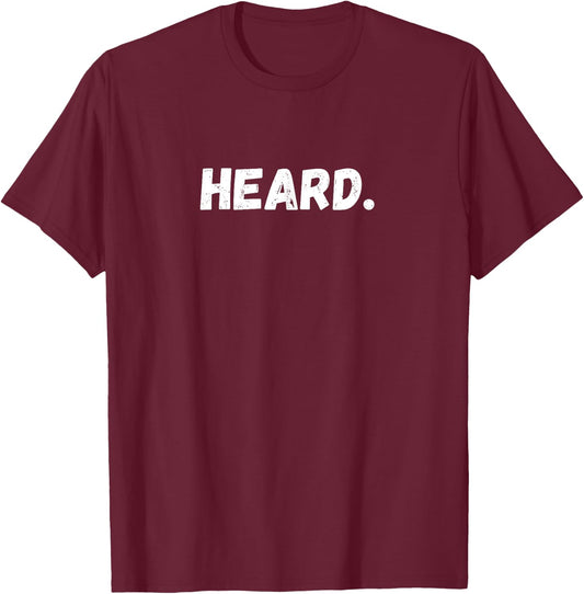 Heard Funny Chef Funny Restaurant Slang Lingo Chef Cooking T-Shirt - T-Shirt | Maroon
