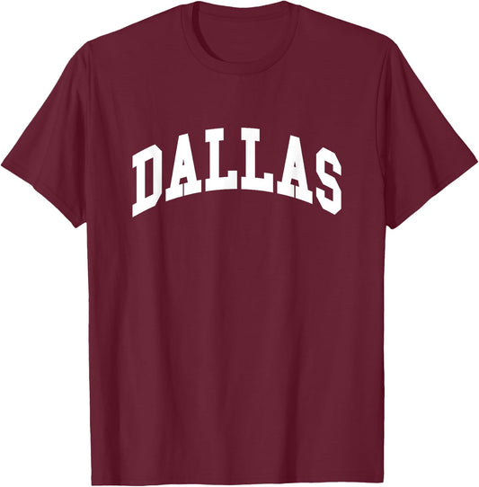 DALLAS - Throwback Design - Classic T-Shirt - T-Shirt | Maroon
