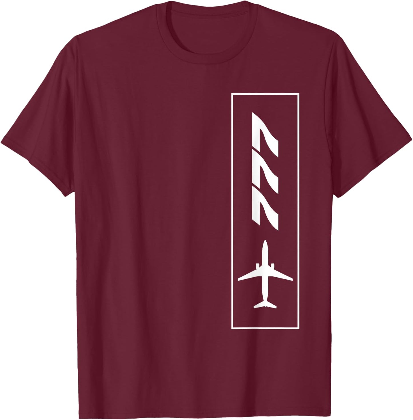 777 Airliner Plane For Avgeeks T-Shirt - T-Shirt | Maroon