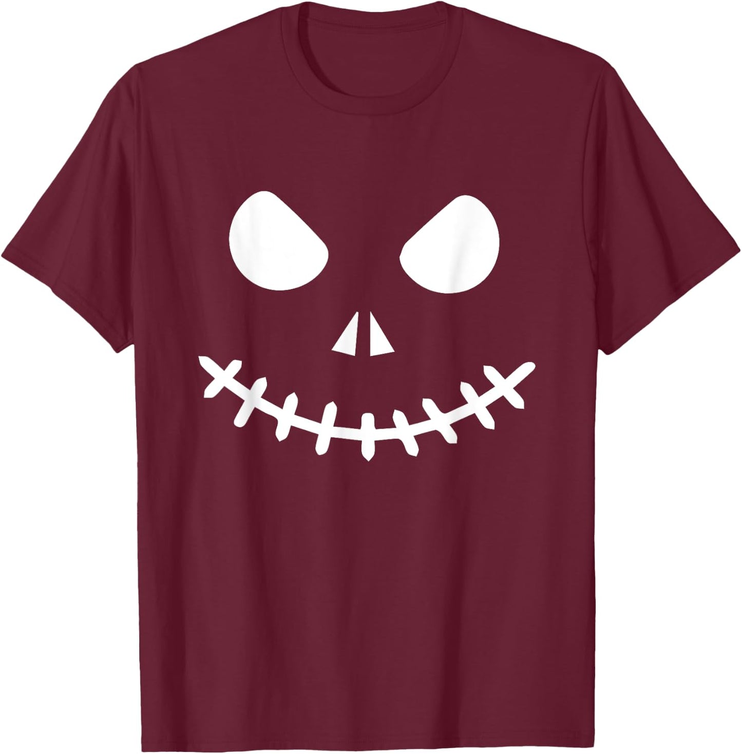 Ghost Skeleton Halloween T-Shirt - T-Shirt | Maroon
