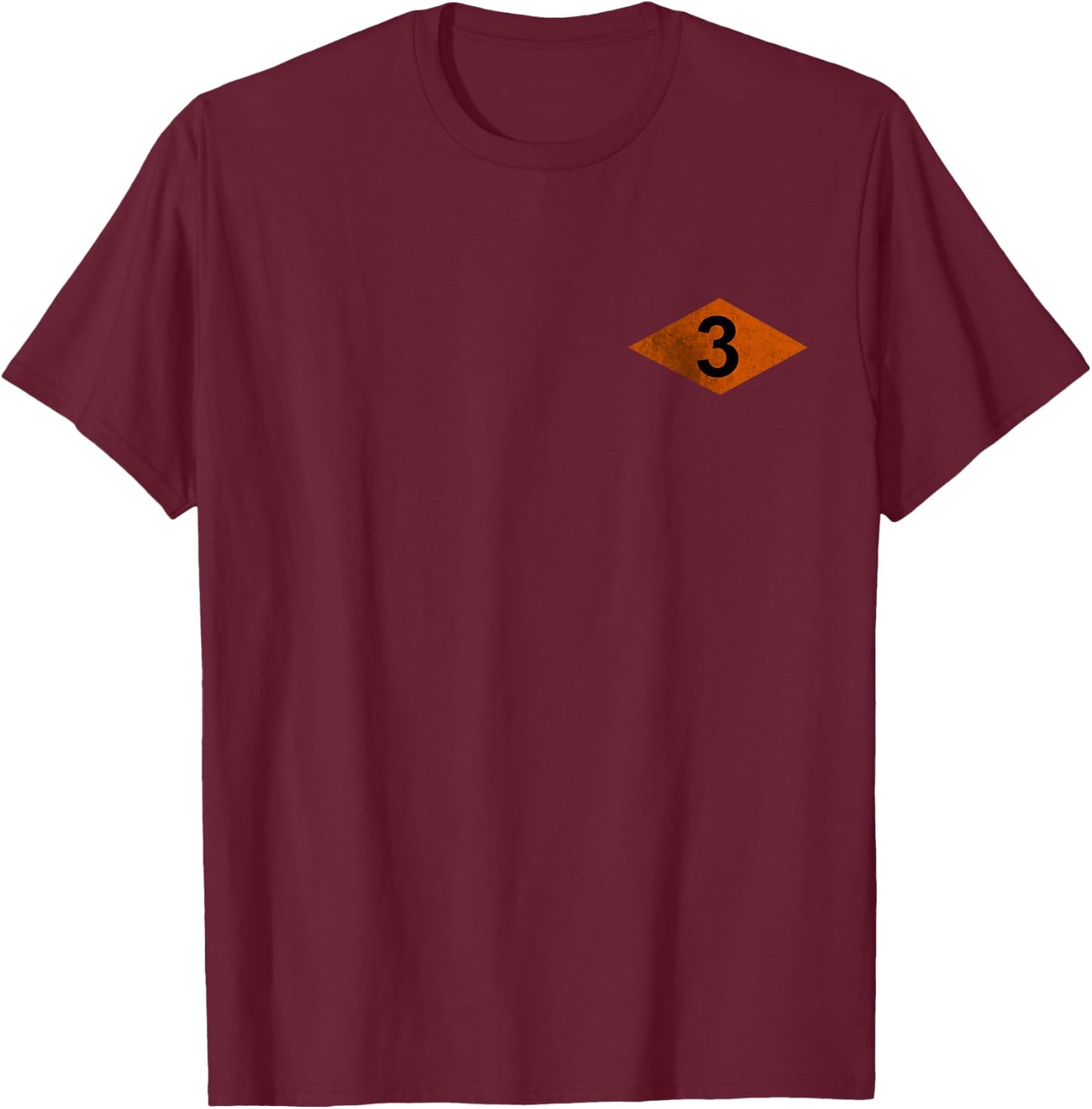 Vintage Ranger Diamond 3rd Battalion RLTW Logo Military Papa T-Shirt - T-Shirt | Maroon